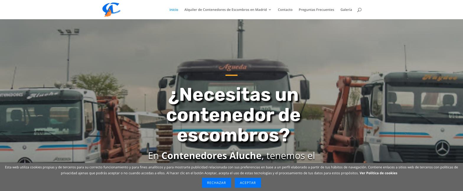 Web de Contenedores Aluche
