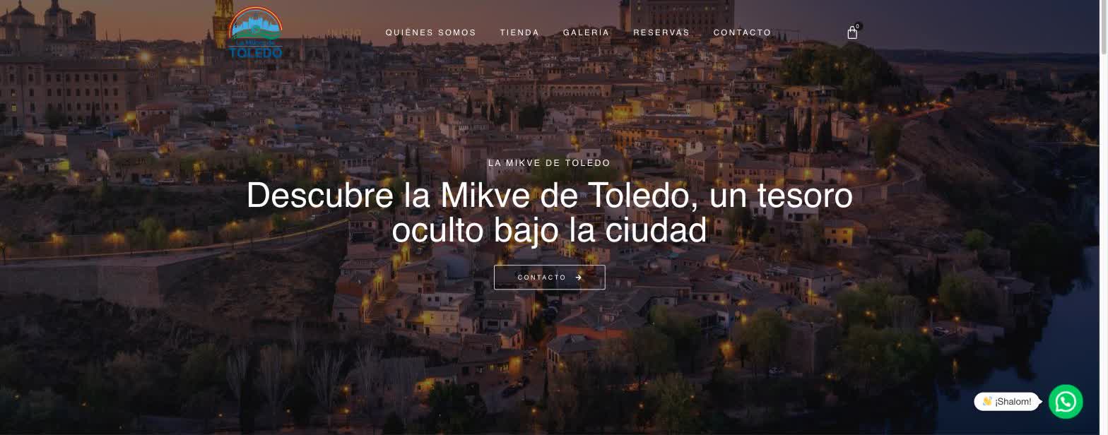 Web de La Mikve de Toledo